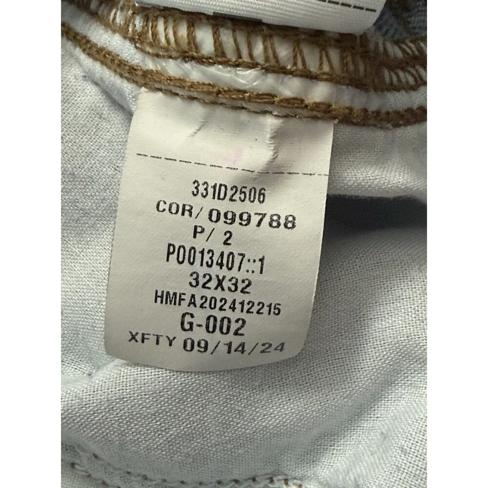 Abercrombie & Fitch 90s Loose Carpenter Double Knee Jeans Light Wash Men’s 33x30